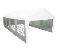 Lot de 4 parois latérales Blanches pour tonnelle Event - 4 x 8 m - Housse en polyéthylène - 140 g/m² - Blanc