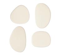 Lot de 4 Patères Organiques "Karen" 10cm Beige