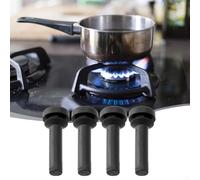 Lot de 4 patins en caoutchouc compatibles avec grille de brûleur à gaz modèle WB02X24790 pour protection de cuisinière