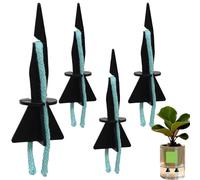 Lot de 4 pics d'arrosage automatique, 2,8 x 7,1 cm, outil d'arrosage automatique avec matériau ABS, fournitures de jardin réutilisables avec design durable, dispositif d'arrosage des avec