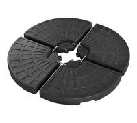 Lot de 4 Pieds de Parasol Lestage Parasol - 48,5 × 48,5 × 7,5 cm - Terrasse Piscine Patio Jardin Restaurant - Yaheetech