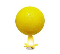 Lot de 4 pièges à mouches en forme d'agrumes, pièges à mouches collants, boule luminescente, piège à insectes volants multifonction en forme d'agrumes, attrape-nuisibles d'extérieur pour plusieurs