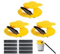Lot de 4 pièges à Souris d'intérieur pour la Maison - Multi-Capture, réinitialisation Automatique, piège à Rats Humain ou Mortel - Matériau ABS - Compatible avec Les seaux de 18 litres