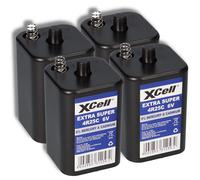 Lot de 4 piles 6 V 4R25 9500 mAh