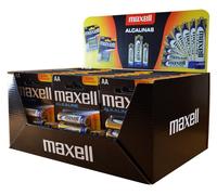 Lot de 4 piles alcalines Maxell LR6 AA (30 blisters/120 piles)