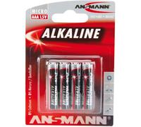 ANS RED 4XAAA - Pack de 4 piles RED Micro ANSMANN