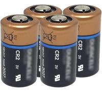 Lot de 4 piles au lithium D uracell CR2 pour appareil photo d'urgence Fashlight DLCR2 ELCR2 EL1CR2 EL1CR2 3 V