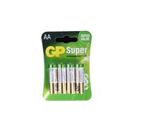 Lot de 4 Piles GP Batterie Super Alcaline 1.5V type AA/LR06