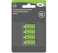 Lot de 4 Piles Rechargeables Ni-MH 2/3 AA 200mAh 1.2V pour lampes solaires