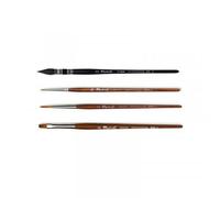 Lot De 4 Pinceaux Raphaël Lavis Softaqua Rond Précision Plat Précision