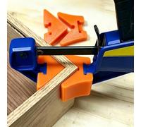Lot de 4 pinces d'angle à 90 degrés pour collage et assemblage, compatibles avec les adaptateurs de serrage d'angle Irwin à prise rapide, pinces à angle droit, support d'angle pour montage d'armoires