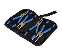 Lot de 4 Pinces pour Circlips 175 mm Pince à Circlips pour Extérieurs et Intérieurs avec Mâchoire Droite/Courbée Poignées Antidérapantes pour Retenue du Dissolvant d'anneau