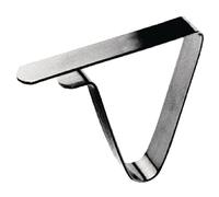Lot de 4 pinces pour nappe 75 mm