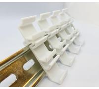 Lot de 4 pinces Wago 221-412/413 sur rail DIN