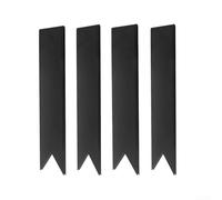 Lot de 4 piquets de bordure de paysage en métal pour bordures de 15,2 cm, 20,3 cm, 35,6 cm, robustes et résistants à la rouille avec verrouillage sécurisé pour cour, pelouse, allée (41,1 cm)