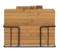 Cook Concept – Lot de 4 planches à découper Socle 29 cm Bambou naturel