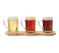 lot de 4 planches degustation bière 275x65x12 G