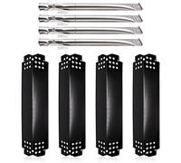 Lot de 4 plaques chauffantes en acier et porcelaine pour barbecue Home Depot Nexgrill 720-0830H 720-0783E 720-0888 720-0888N 720-0864 720-0864M