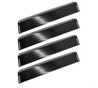 Lot de 4 plaques chauffantes en acier inoxydable pour Charbroil 463210310 et Uniflame GBC1076WE - Pièces de rechange pour barbecue 420 x 101 mm