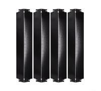 Lot de 4 plaques chauffantes en acier porcelaine pour grilles Für Charbroil compatibles avec plusieurs modèles de 3, 4 et 5 brûleurs, plaques chauffantes de rechange pour four pour une meilleure