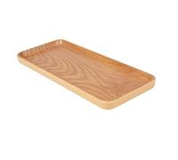 Lot de 4 Plateaux rectangulaires 'Asami Ware' 28,5 x 12 x 2 cm Imitation Bois mélaminé