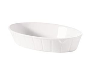 lot de 4 plats ovales sabot porcelaine l195 x lg120 x h40 mm. 43