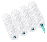 Lot de 4 plumeaux pour Leifheit SUPERDUSTER XL/SUPERDUSTER XL Pro | Balai en microfibre lavable contre la poussière, les cheveux et les allergènes, durable et réutilisable