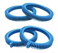 Lot de 4 pneus avant et arrière pour nettoyeur de piscine à pression Hayward Poolvergnuegen 2X 4X, roues en caoutchouc robuste avec super bosse à suspendre