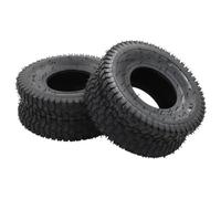 Lot de 4 pneus de brouette et chambre à air 15 x 6.00-6 4PR en caoutchouc, pneus de rechange anti-crevaison avec valve, accessoires robustes pour brouette, chariot de jardin, chariot de transport