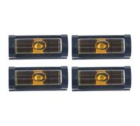 Lot de 4 pochettes magnétiques pour mini niveau, 37 mm, pour jauge à | Construction en plastique, design léger, dimensions adaptées aux poches, couleurs jaunes et vertes, utilisation durable