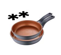Lot de 4 poêles San Ignacio en fonte d'aluminium couleur bronze