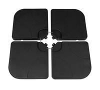 Lot de 4 Poids Carrés Pour Pied de Parasol Déporté Jardin Terrasse Parapluie