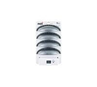 Lot de 4 poignées de meuble entraxe 64 mm zamak vieilli