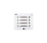 Lot de 4 poignées de meuble entraxe 96 mm zamak mat