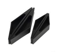Lot de 4 poignées de porte double prise en main et anti-traces de doigts pour Tesla Cybertruck, accessoires extérieurs en fibre de carbone noir