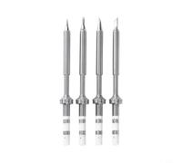 Lot de 4 pointes de fer à souder compatibles avec TS100 TS101 Pinecil V2, 3 pointes en acier inoxydable TS-I TS-K TS-D24 pour réparation électronique