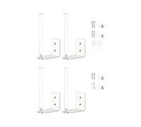 Lot de 4 porte-chapeaux verticaux en acrylique pour économiser de l'espace | Présentoir transparent élégant pour bonnets de baseball pour chambre à coucher ou placard Organisation 2 ou 4 pièces
