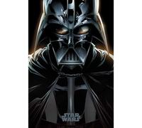 Lot de 4 posters Pyramid Star Wars Vader Comic Bleu 61x91 cm