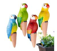 Lot de 4 pots d'irrigation automatique en terre cuite - Pour extérieur, pelouse, chemin, arrière-cour, serre, parterre de fleurs, pots de fleurs, en pot