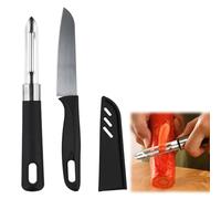 Lot de 4 Professional Économe, Eplucheur Légumes et Fruits, Acier inoxydable, pour Éplucher Pommes de Terre, Carottes, Fruits et Légumes Variés, Cuisine Accessoires Pratique