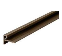 Lot de 4 profils de finition Marron Bois composite 250 cm Marron G