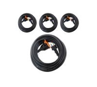 - Lot de 4 prolongateurs pour chantier HO7RN-F 16A 3G2,5mm² 10m - Noir