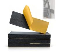 Lot de 4 Protecteurs Muraux Porte Voiture, 3cm Extra Épais Auto-adhésif | Résistant au feu, à l'eau, à l'huile, Sans résidu après retrait, Découpe DIY possible,Pour garage, parking souterrain