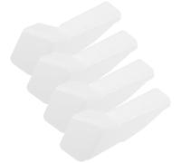 Lot de 4 raccords de gouttière pour camping-car ABS blanc | Connexion fiable pour gouttière RV, installation simple, rangement facile, favorise l’écoulement de l’eau et limite les