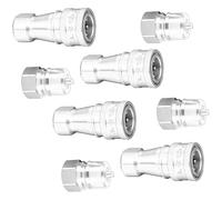 Lot de 4 raccords séparés rapides anti-rouille - Plan gratuit - Installation manuelle facile - Rondelles de tapis à courant continu et équipement de jardin - Appariement rapide antirouille