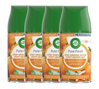 Lot de 4 Recharges Freshmatic Pure Fresh Plaisir d Agrume et Zeste de Mandarine - 250 ml