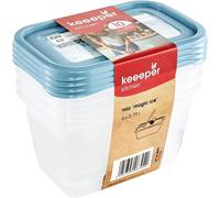 keeeper Boîtes de congélation Mia Magic Ice – Lot de 4, 4 x 750 ml, couvercle réinscriptible