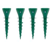 Lot de 4 répulsifs anti-taupes - Serpents - Vibrations - 1400 m²