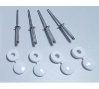 Lot de 4 rivets + 4 chapeaux 4 x 20 - Réf. FD036000498
