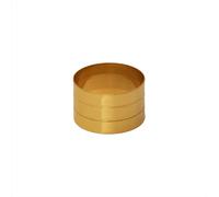 Lot de 4 ronds de serviette - Doré
